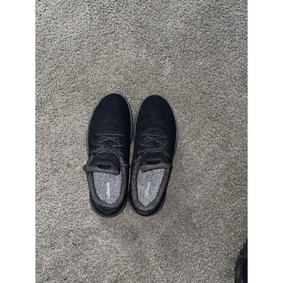 Size 9M- All Birds Tree Wool Runners Men's Triple Black - Picture 4 of 6